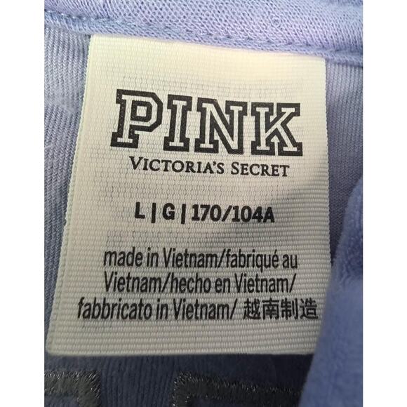 PINK Victoria's Secret Pullover Women's Large Fleece Velour Quarter Zip Pocket - Picture 5 of 16